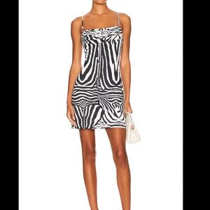Zebra mini dress by AFRM